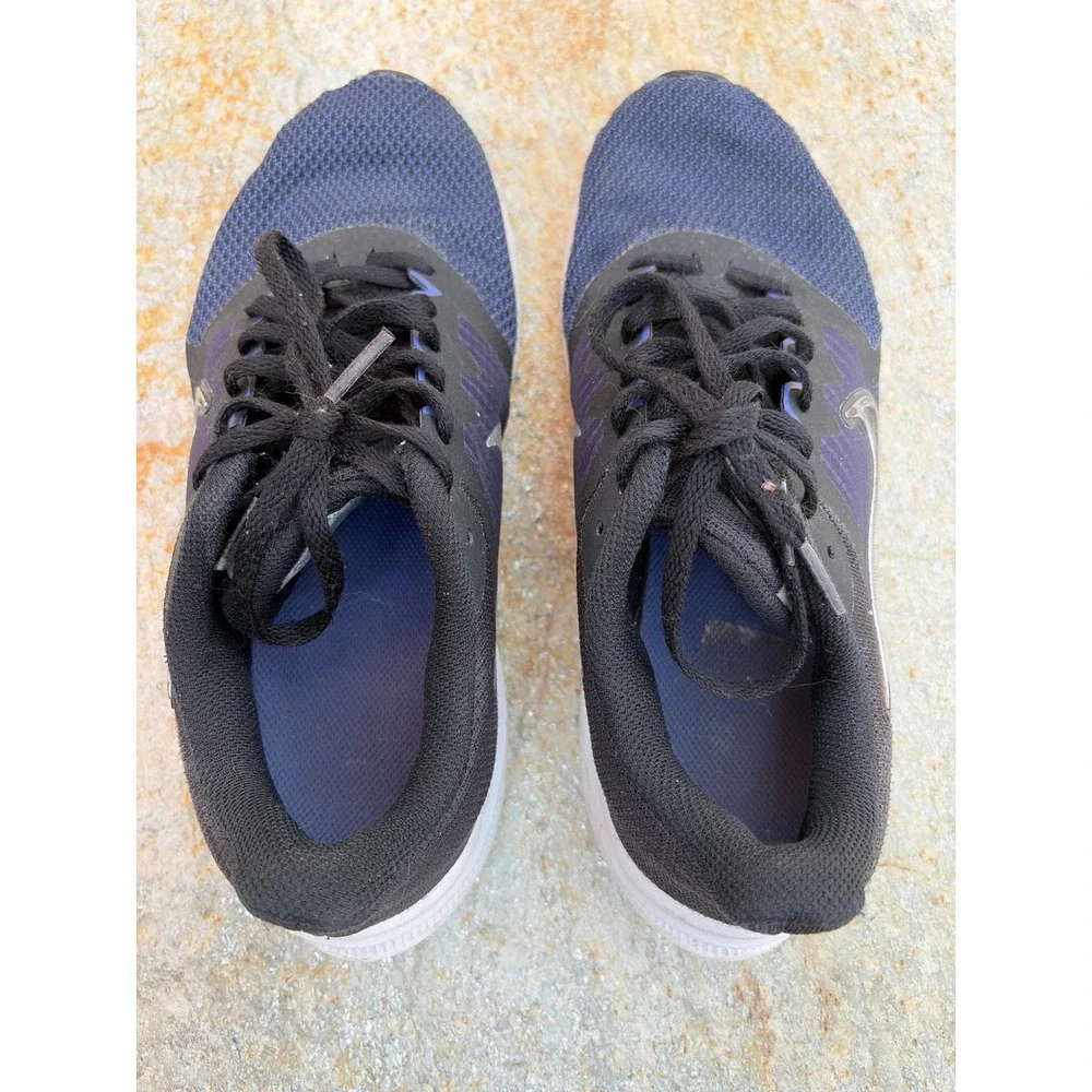 Nike Downshifter 11 Womens Running Shoes Black Purple CW3413-001 Size 8.5